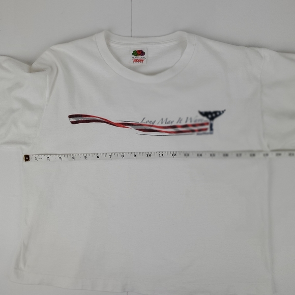 Heavy cotton cropped patriotic tee M - Picture 5 of 6